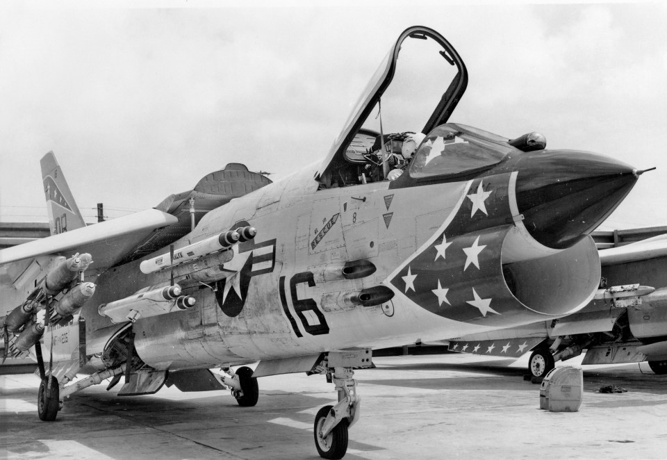 F-8 fighter jets were saw of the most capable aircraft in the US's arsenal in the 1960s