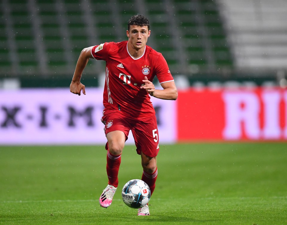 Benjamin Pavard of Bayern Munich could be heading to the Premier League