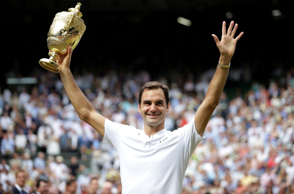 Swiss legend Roger Federer has won four consecutive Wimbledon’s