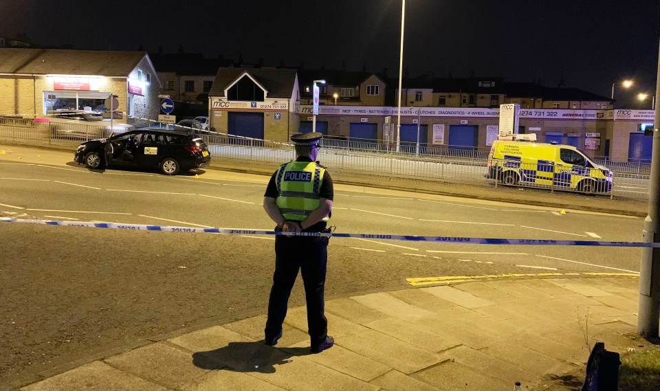 Malakye had been crossing Manchester Road in Bradord, West Yorkshire