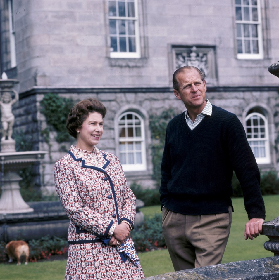 The Queen and Prince Philip at Balmoral in 1972