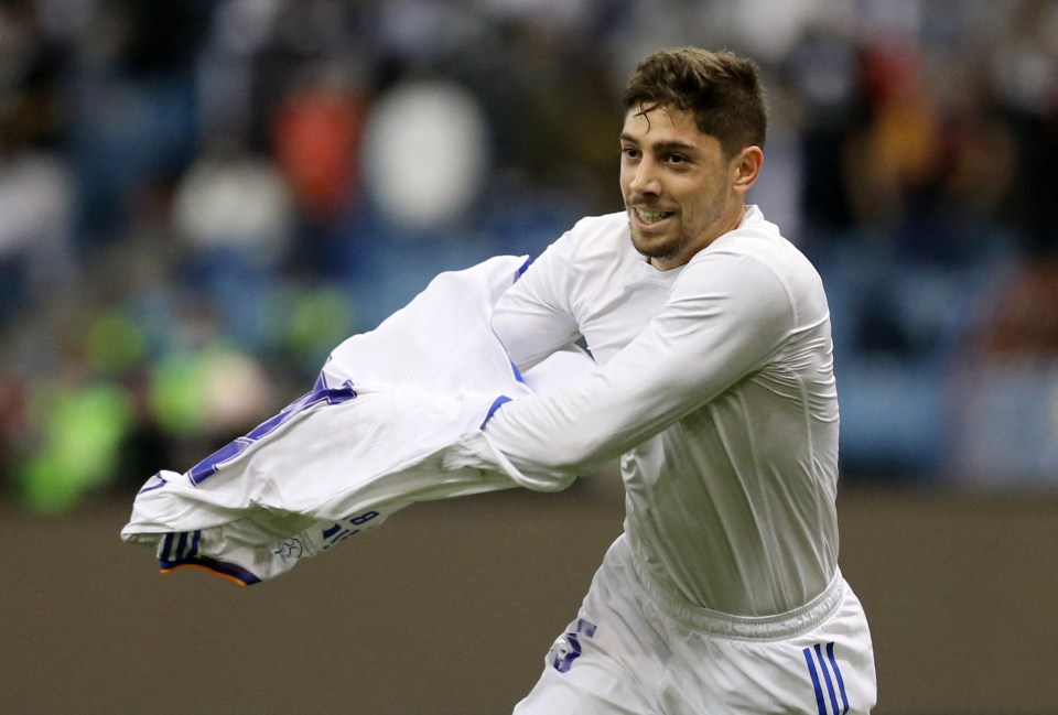 Federico Valverde has become one of the first names on the team sheet at Real Madrid