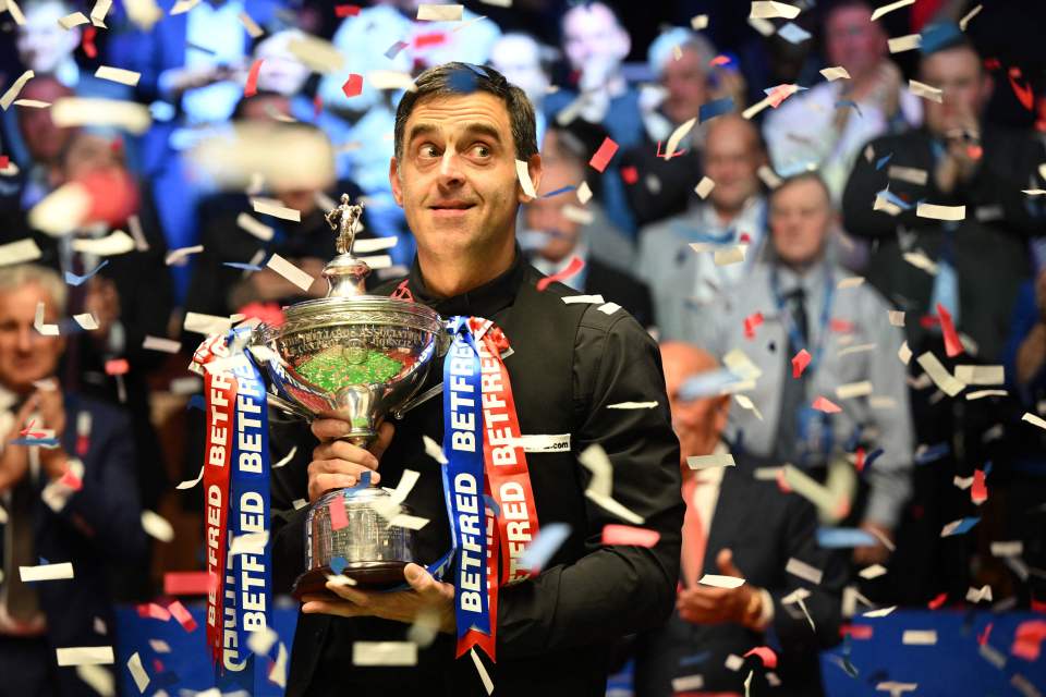 O'Sullivan claimed his seventh world title earlier this year