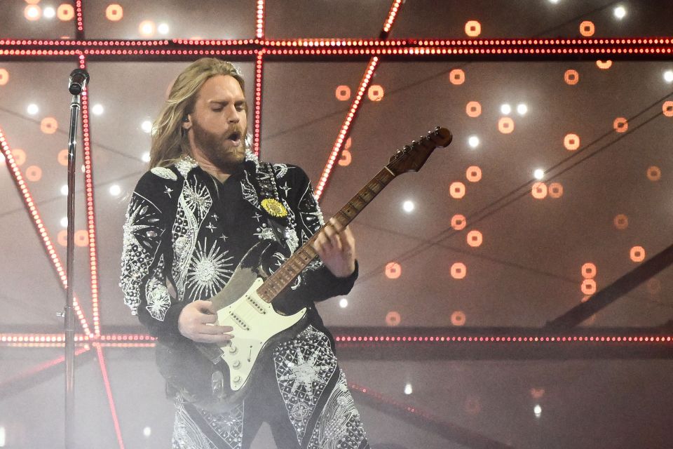 The UK's Sam Ryder came second place at Eurovision 2022