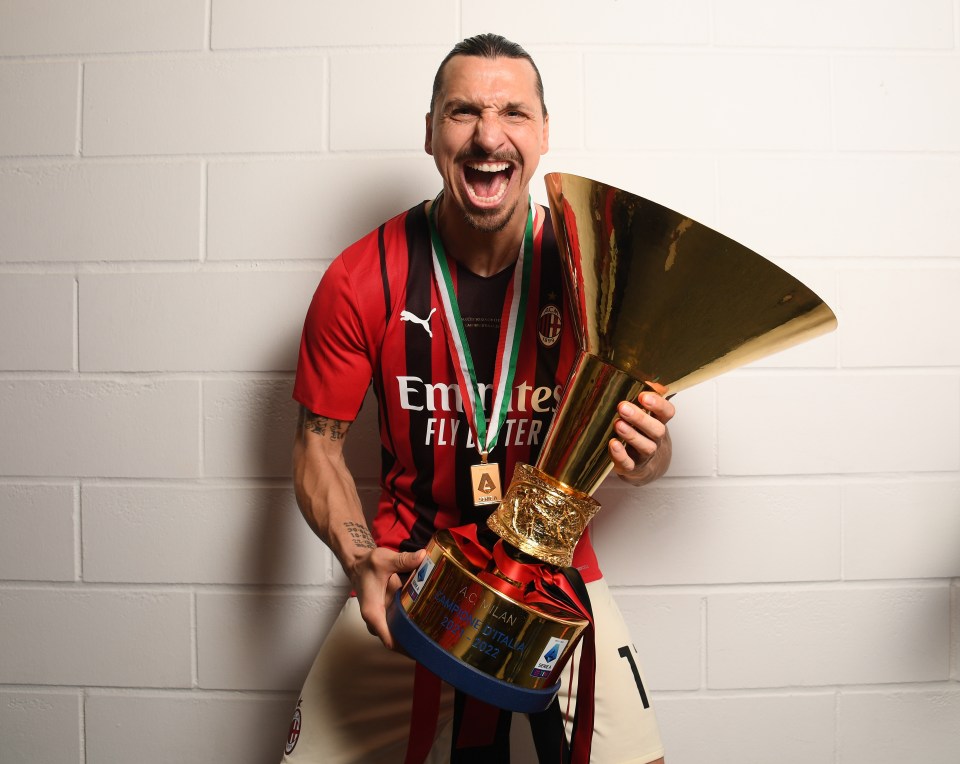 Zlatan Ibrahimovic won his seventh career Scudetto last season