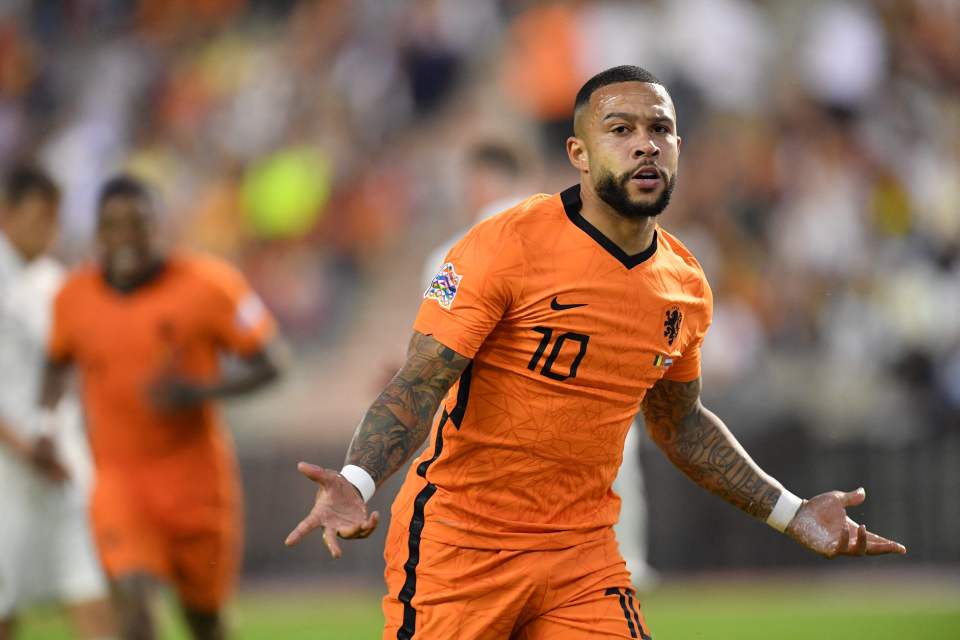 Depay is the Dutch national team's primary goal threat, netting 42 times in 80 games