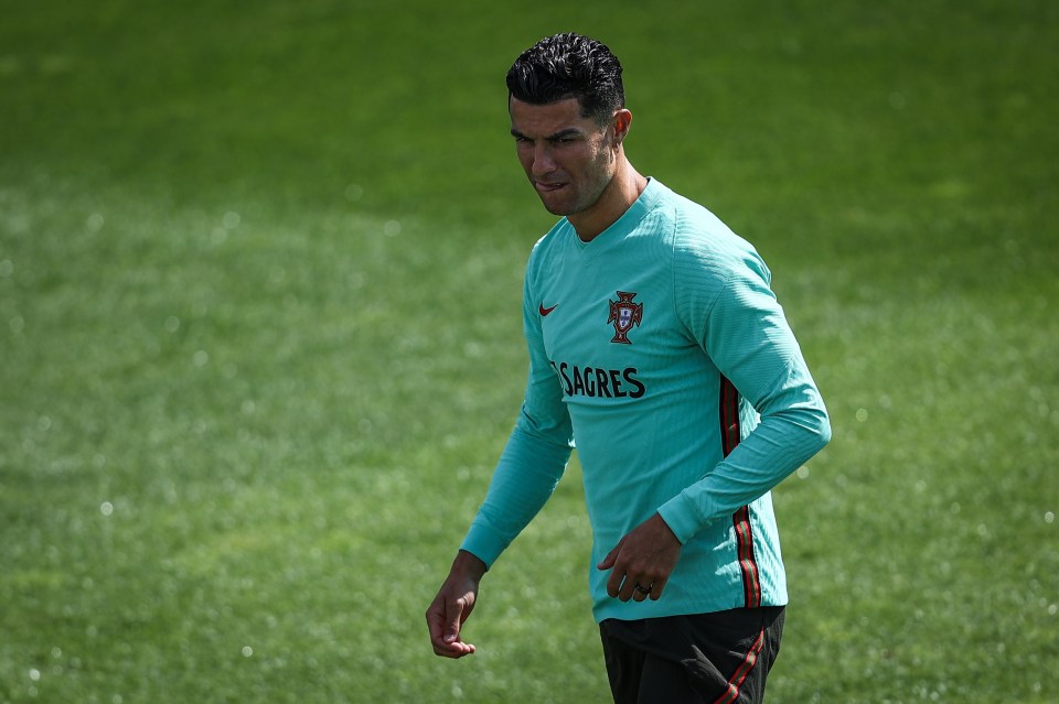 Cristiano Ronaldo was spotted training alone by Sheff Utd