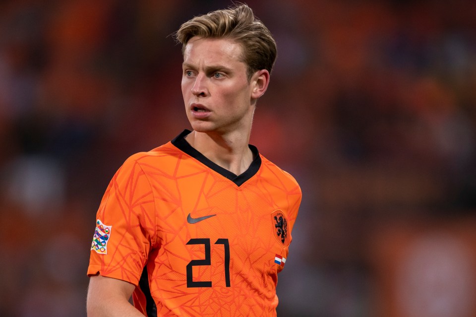 Barcelona midfielder Frenkie De Jong has been linked with a move to Manchester United this summer