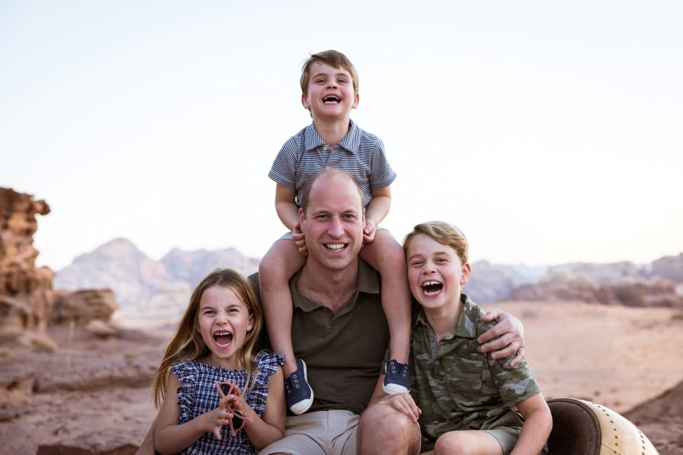 The Cambridge family love the great outdoors