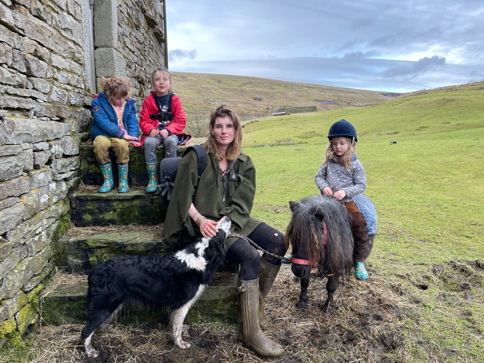 Amanda spoke about her 'chaotic' lifestyle as a farmer