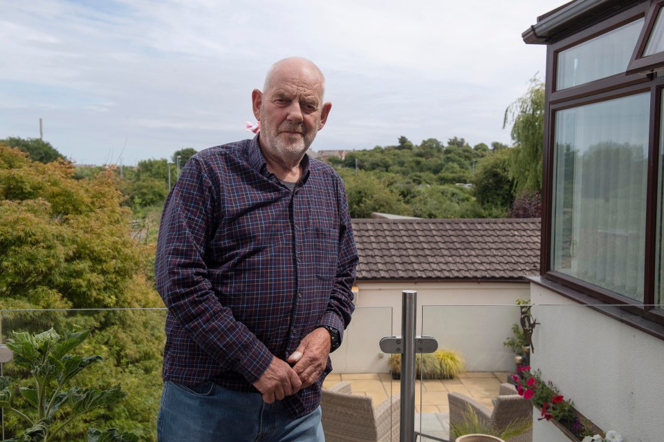 Peter insists he has every right to walk onto his neighbour's garden