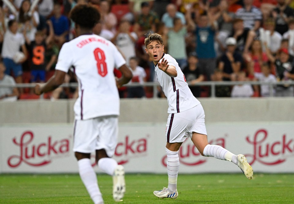 Man City defender Callum Doyle equalised for England