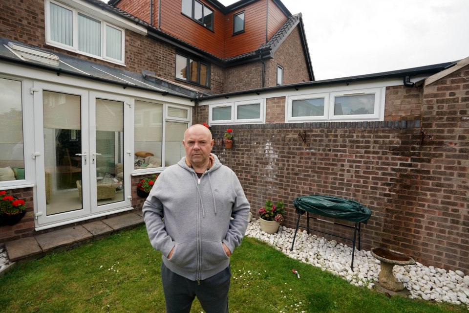 Rod Pearson said he's been told the extension will knock £10,000 off the value of his property