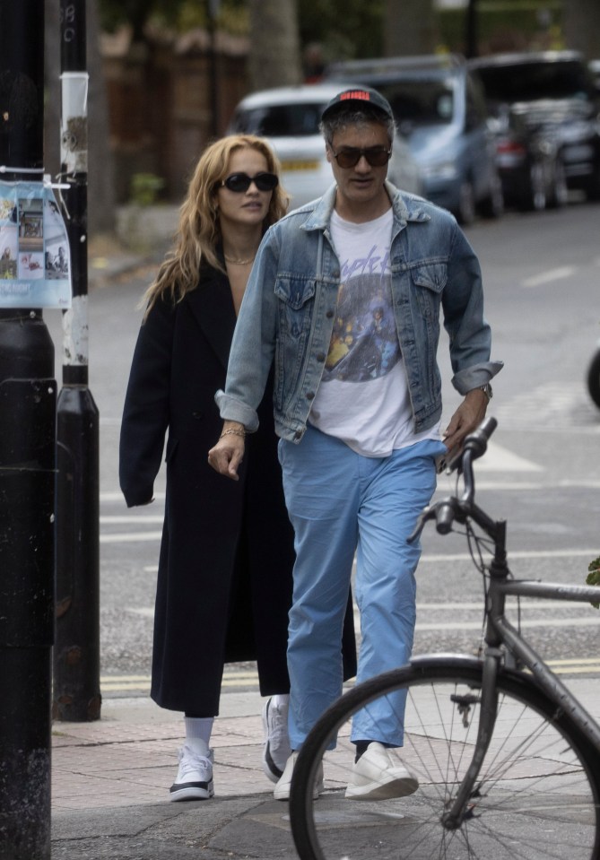 Rita Ora and Taika Waititi were yesterday seen together for the first time since the engagement