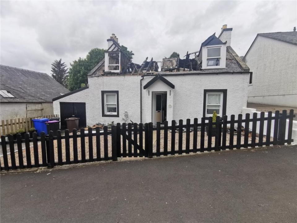 The two-bedroom home in Scotland comes with a catch