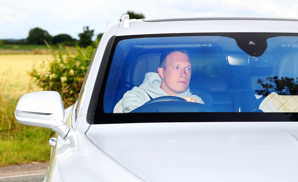 Phil Jones arrives for his 12th pre-season at Manchester United