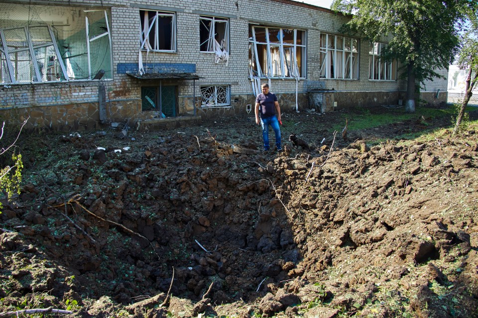 Russia has been accused of ‘flattening’ Luhansk’s major cities with artillery