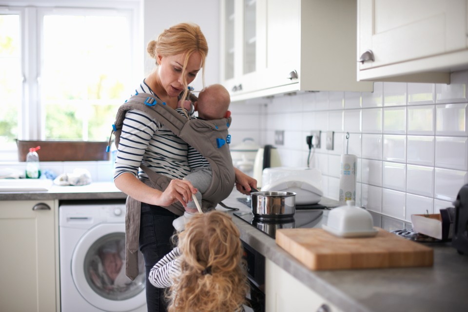 Your weight can creep up easily as a parent