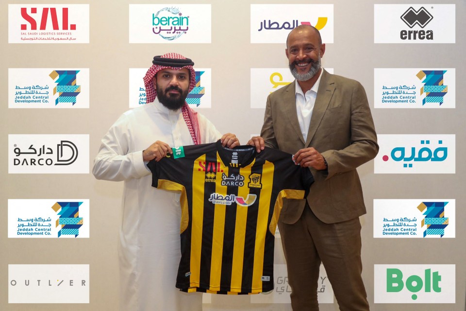 Nuno Espirito Santo joined Al-Ittihad last week