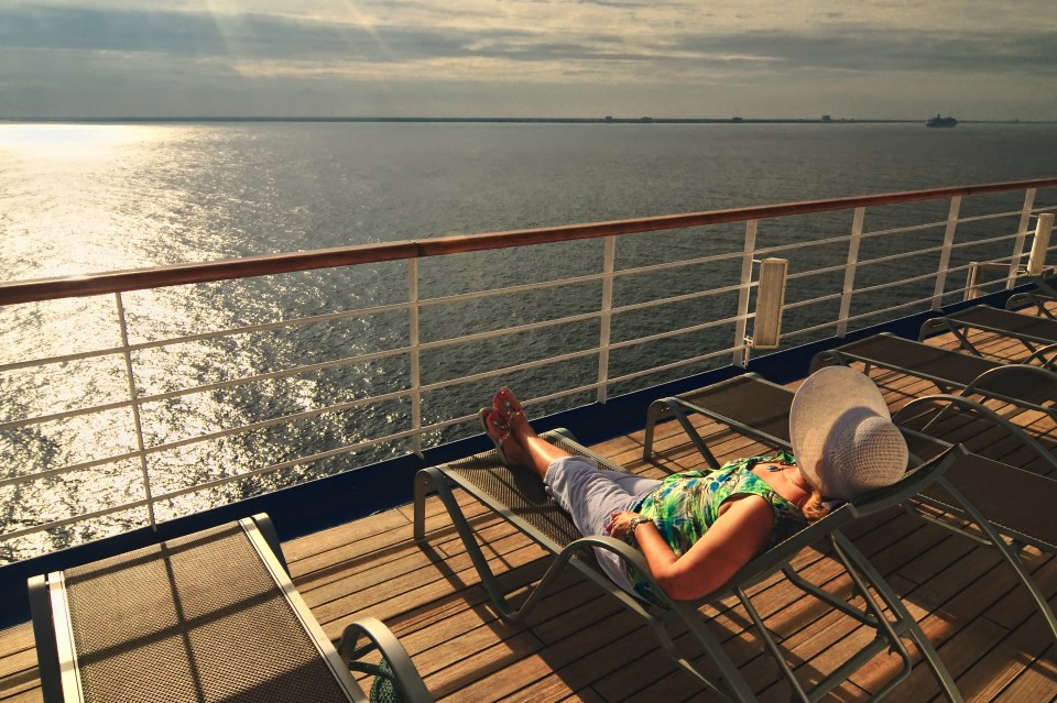 The man's mother-in-law wants the whole family to go on a cruise (stock image)