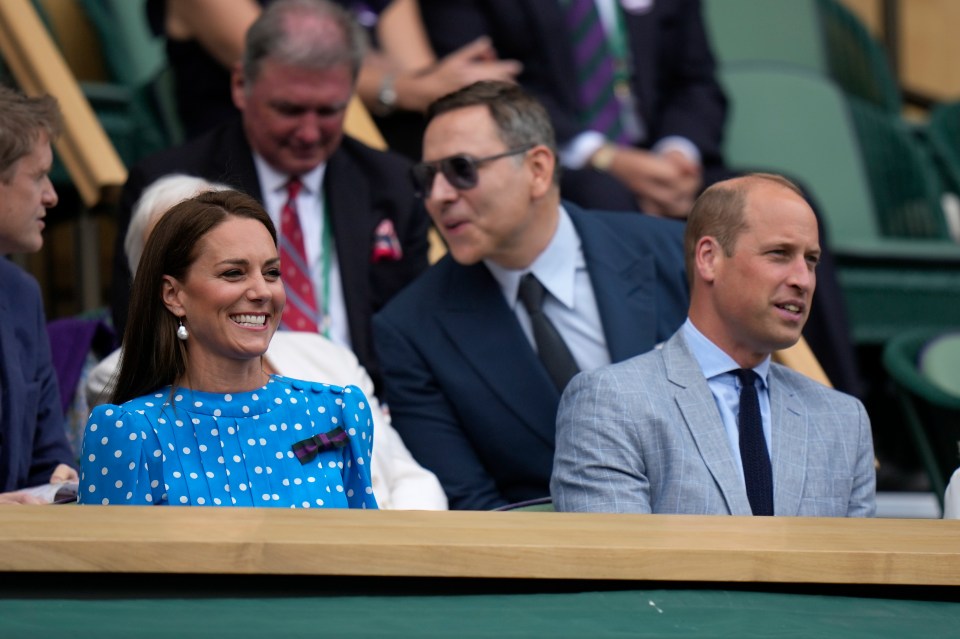 The Duke and Duchess of Cambridge put on a very animated display during the game