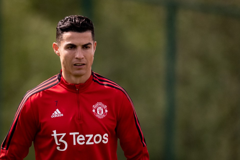 Cristiano Ronaldo returned to training after his showdown talks