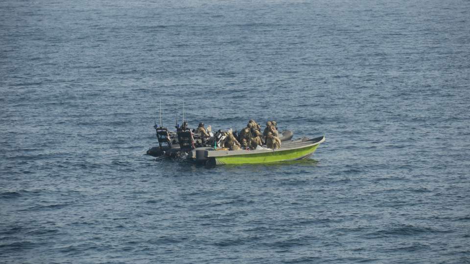 Royal Marine commandos seized missiles from Iran in a series of daring High Seas raids