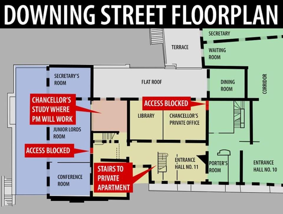 Pranksters uploaded the ad, complete with floorplan, after the PM announced today that he'll step down