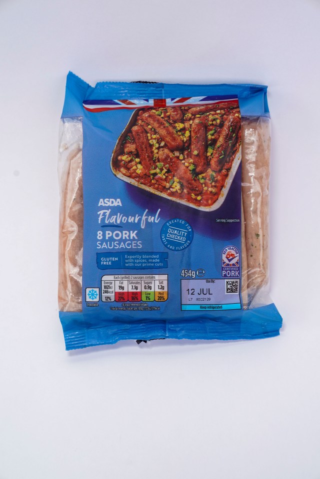 Asda sausages are among the cheapest on our list - and taste great too