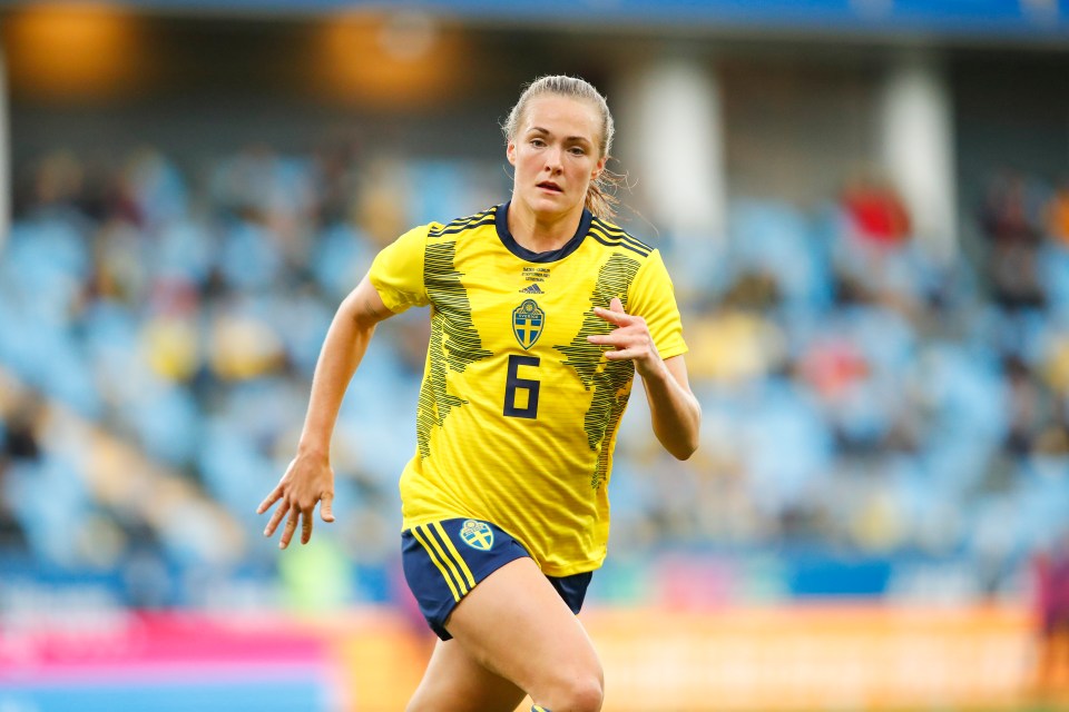 Magda Eriksson was included Fifa's best world 11 line-up last year