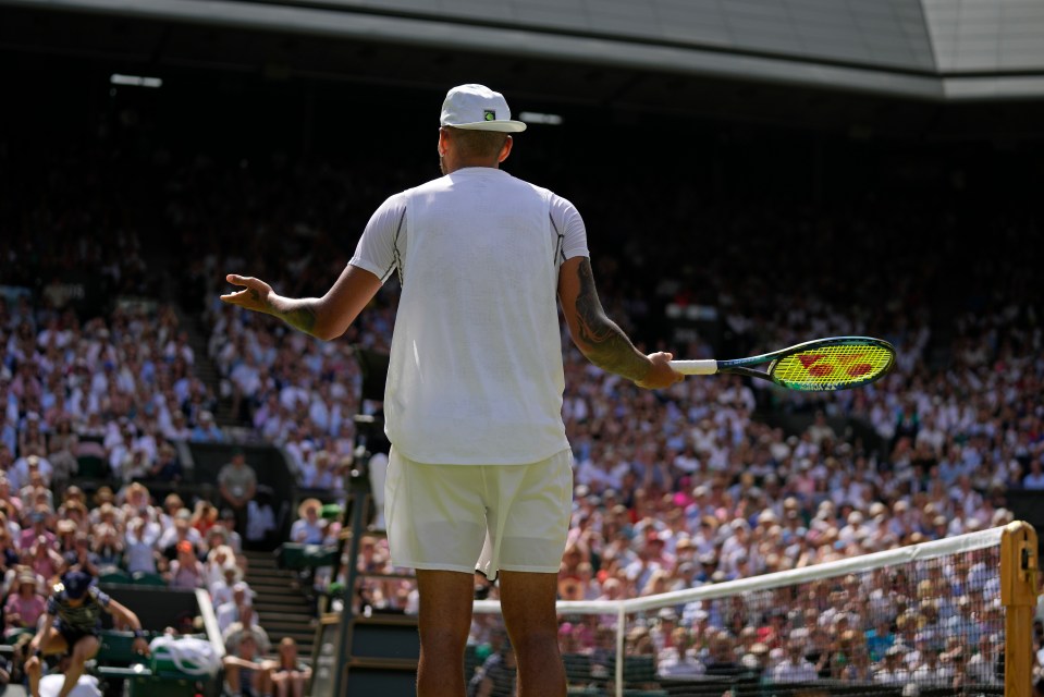 Tennis's anti-hero repeatedly erupted at the crowd as he played Serbia’s Novak Djokovic