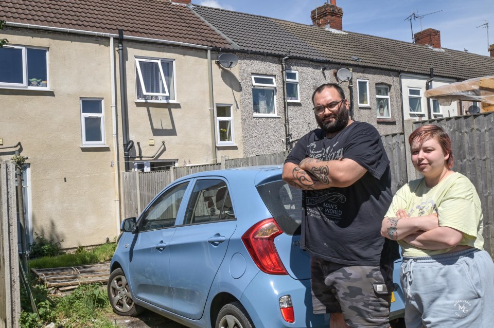 Neighbours River and Mohammed claim they have been forced to park in their back garden