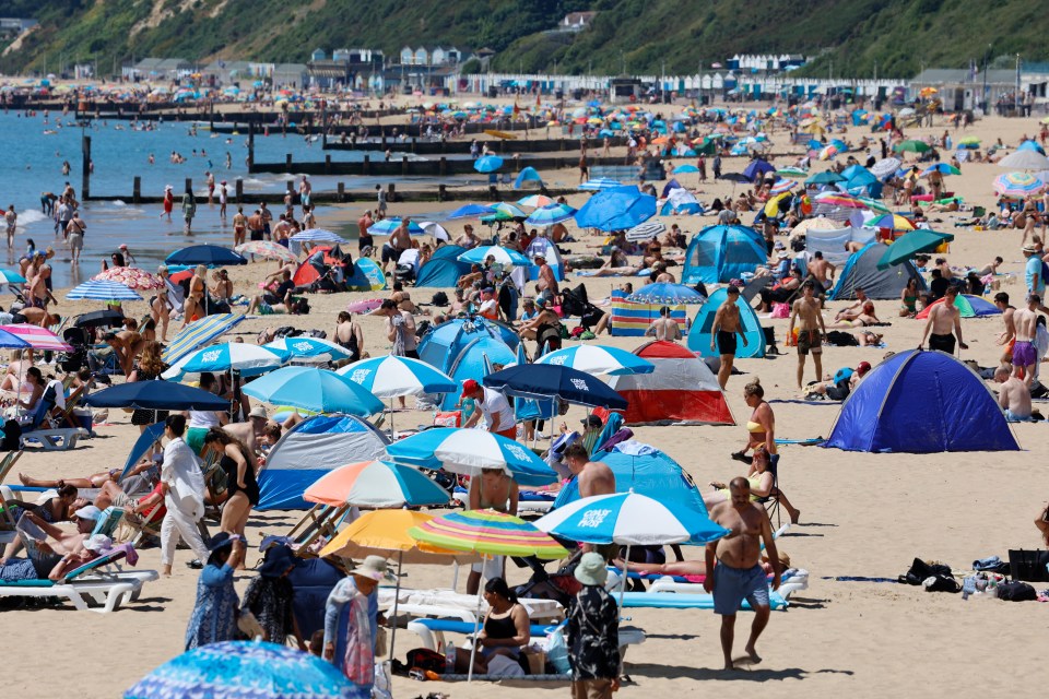 Britain’s roasting heatwave will continue for another eight days, it’s expected