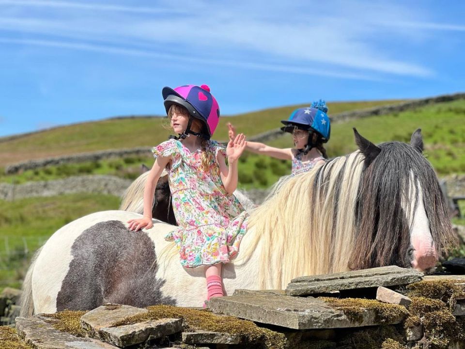 Our Yorkshire Farm fans said the same thing after Amanda Owen shared some sweet snaps of her daughters and their horses