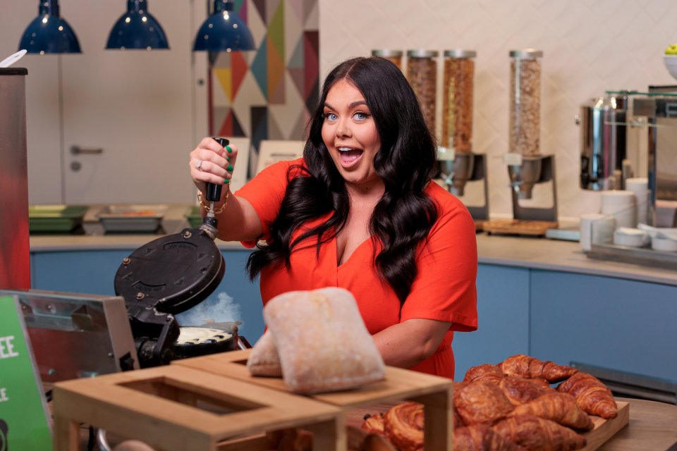 Scarlett Moffatt, who has revealed her travel secrets, says she always goes for the stodge at a buffet breakfast