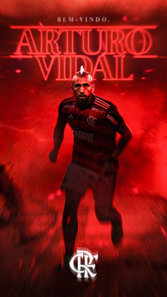 Flamengo announced the signing of Arturo Vidal on social media in a unique way