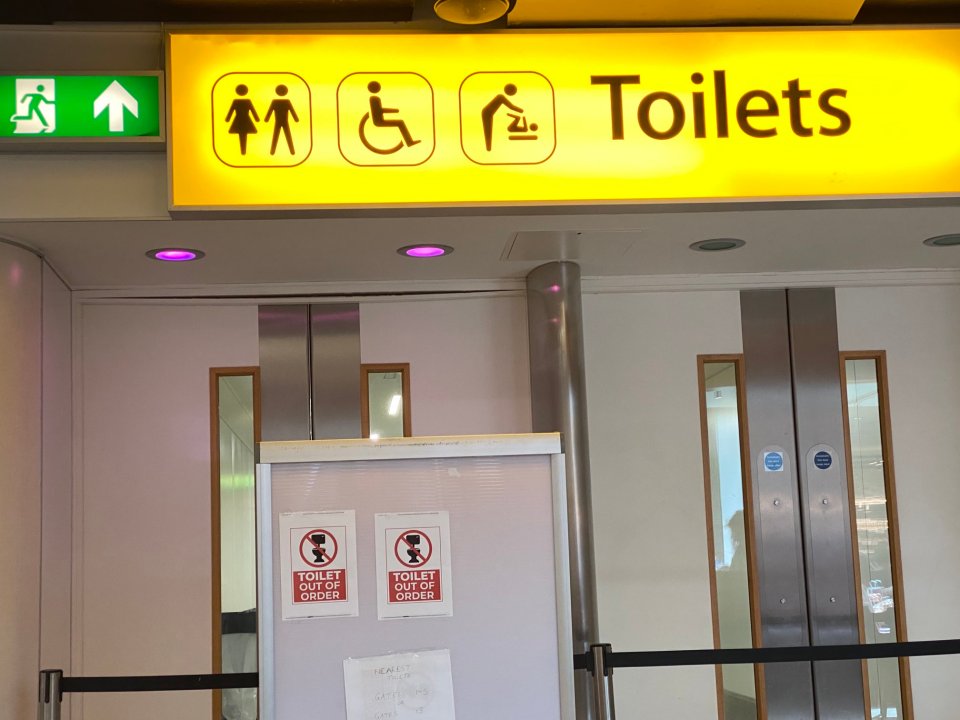 Gatwick airport has run out of WATER leaving toilets unable to flush and restaurants shut