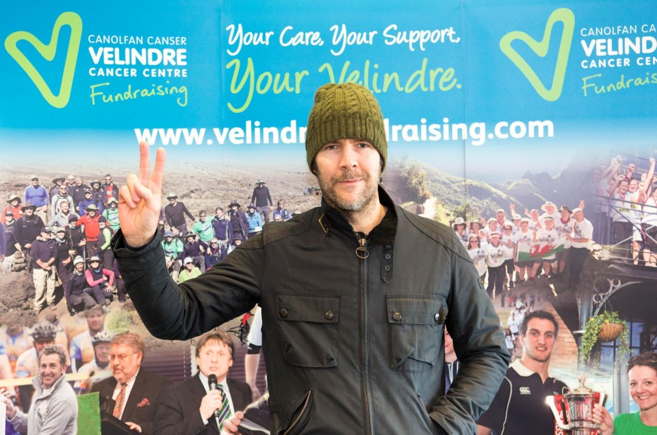 Rhod is a proud patron of Velindre Cancer Centre and has raised lots of money for them