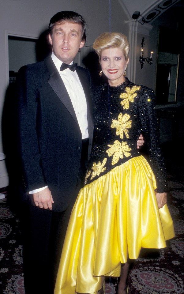 The power couple, Ivana and Donald at a 1987 New York charity gala