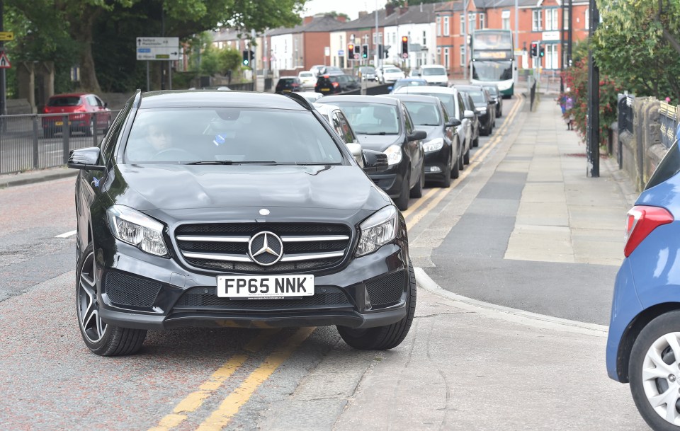 Drivers also queued for a Manchester petrol station with discounte prices