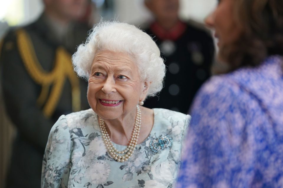 Her Majesty during a visit to Thames Hospice in Maidenhead, Berkshire, earlier this month