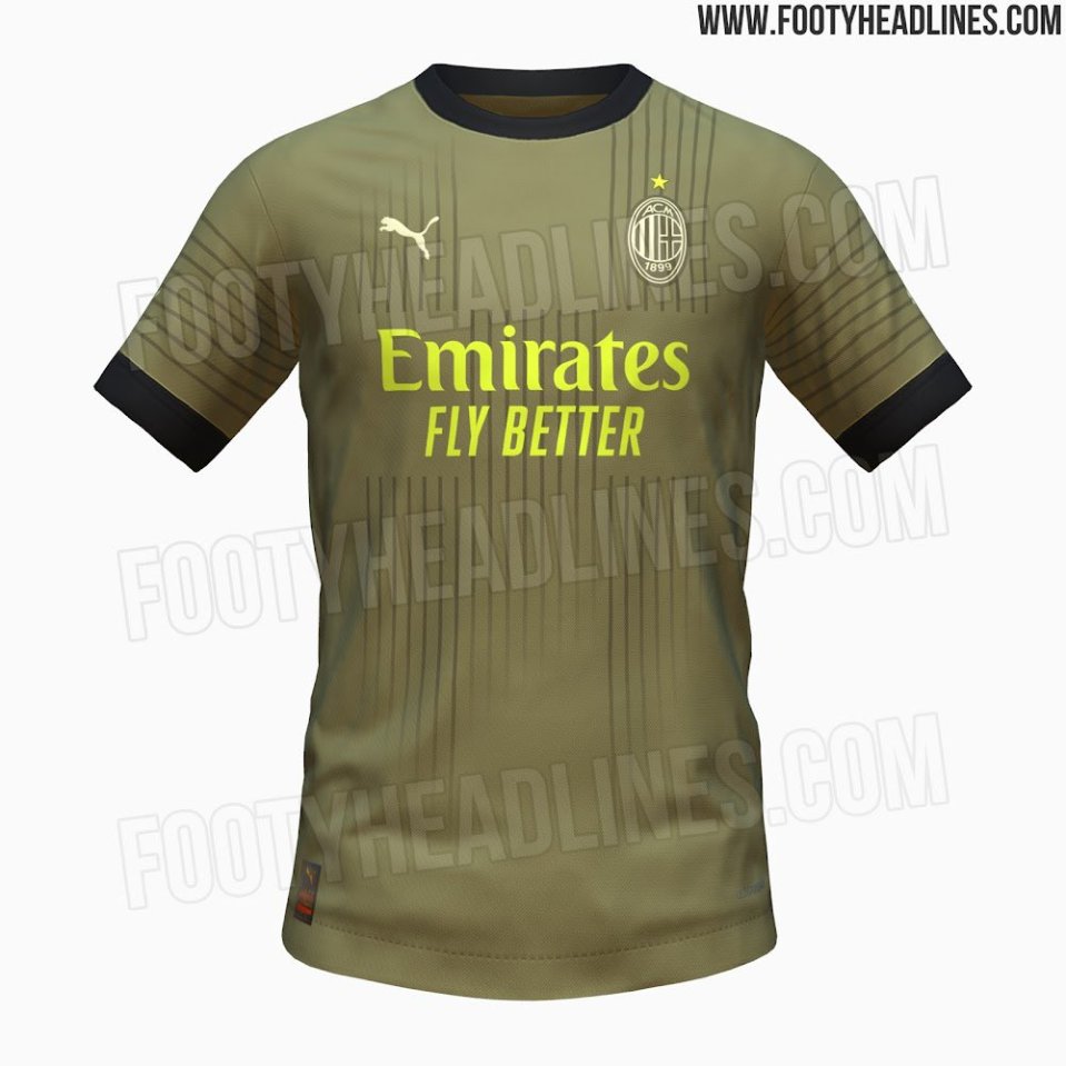 This is the AC Milan kit which could be banned by Serie A