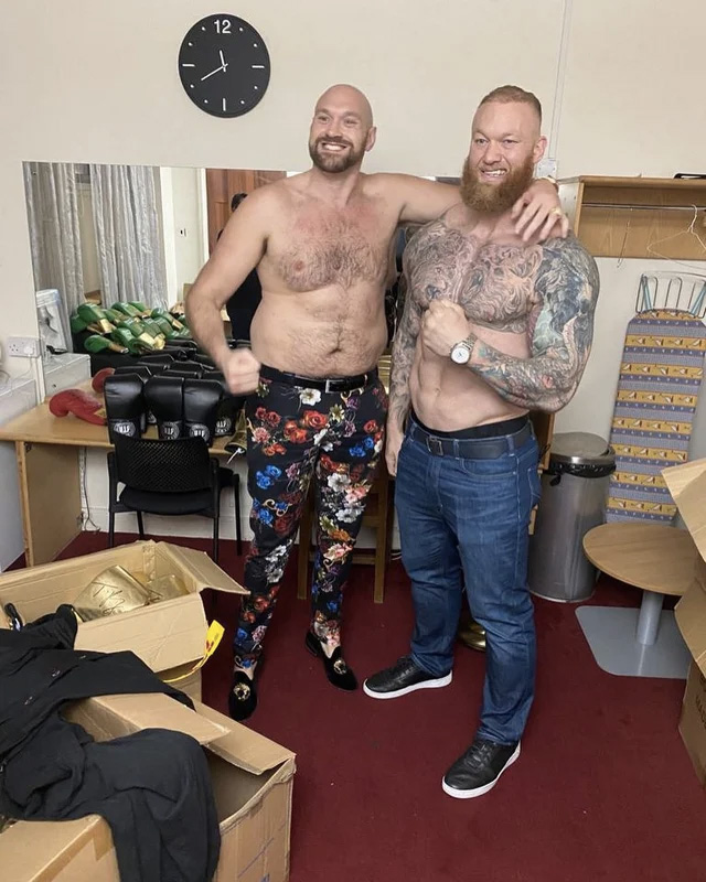 Fury and Bjornsson have met in the past but are now set to square off in the ring