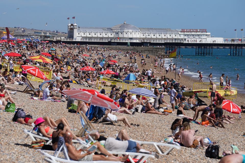 Another man was said to have been pulled from the water near Brighton Pier on Saturday