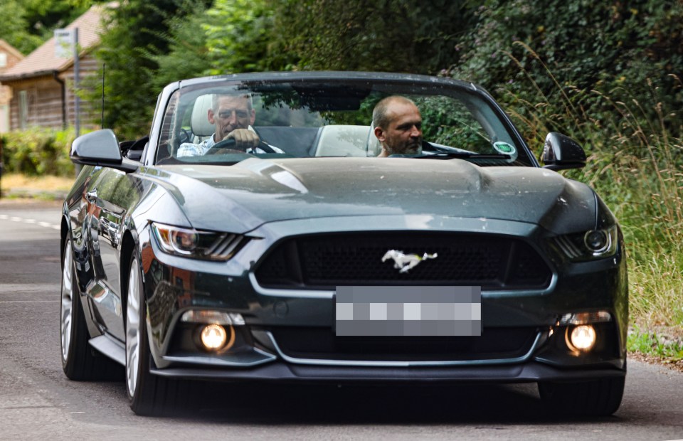 Lotto winner Steve Thomson drives a £50,000 Ford Mustang, among many others