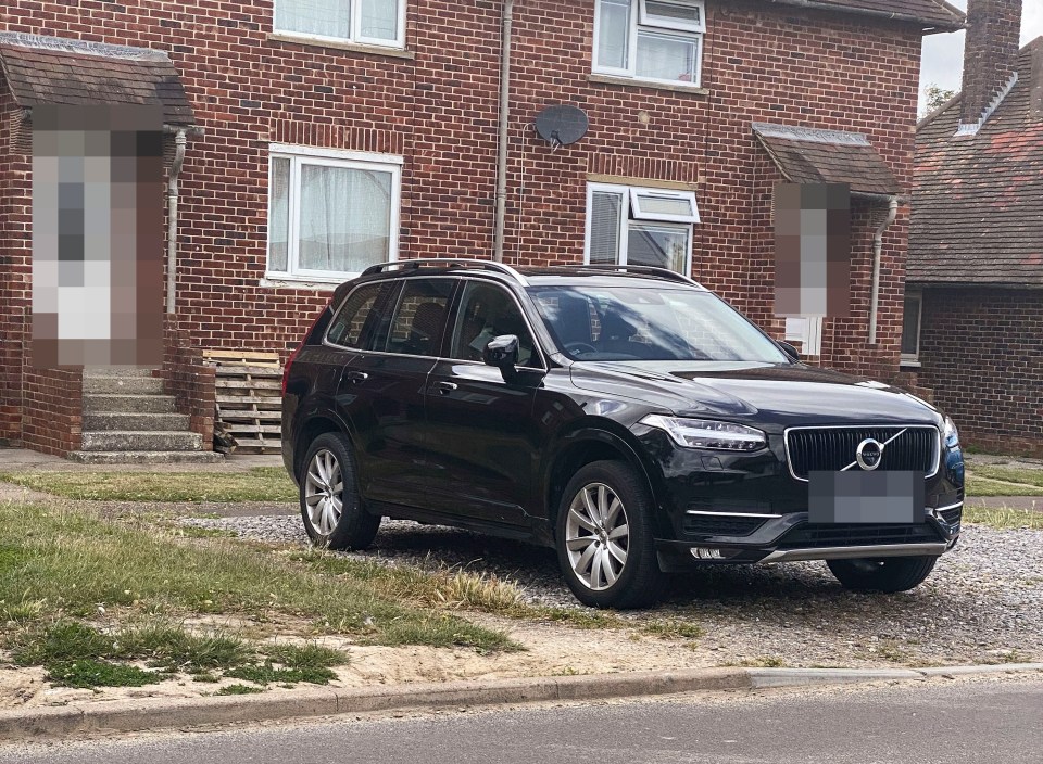 The couple's second hand Volvo is still their pride and joy