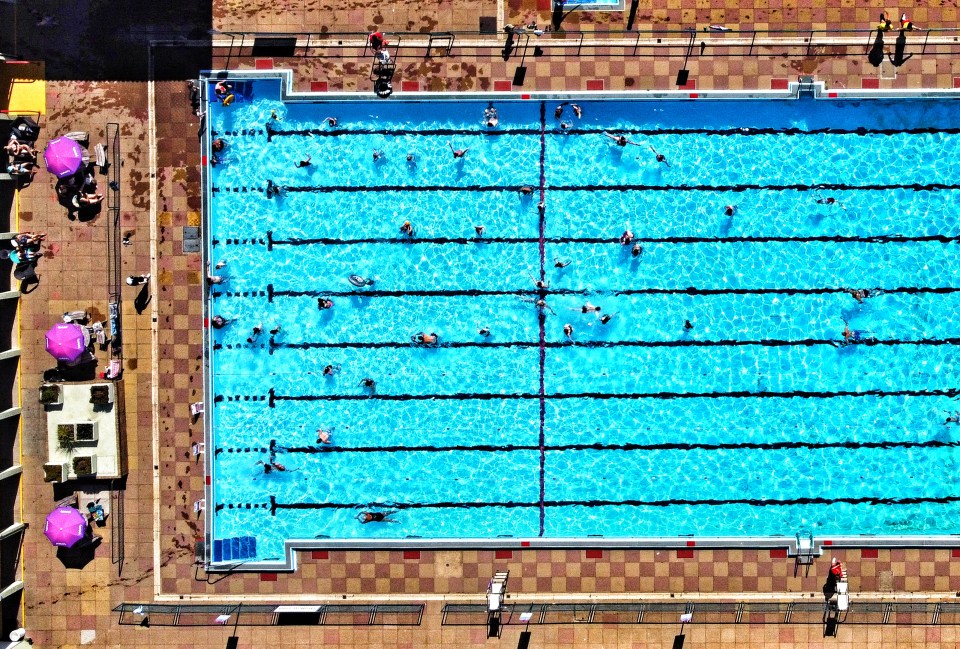 Outdoor pools across the country were packed, including Peterborough Lido