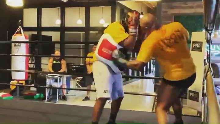 Mike Tyson rolled back the clock in sparring footage