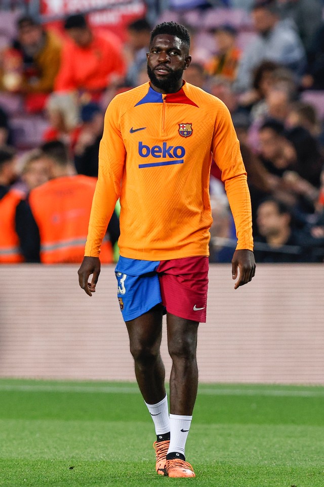 Barcelona ace Samuel Umtiti has been linked with a move to Olympiacos