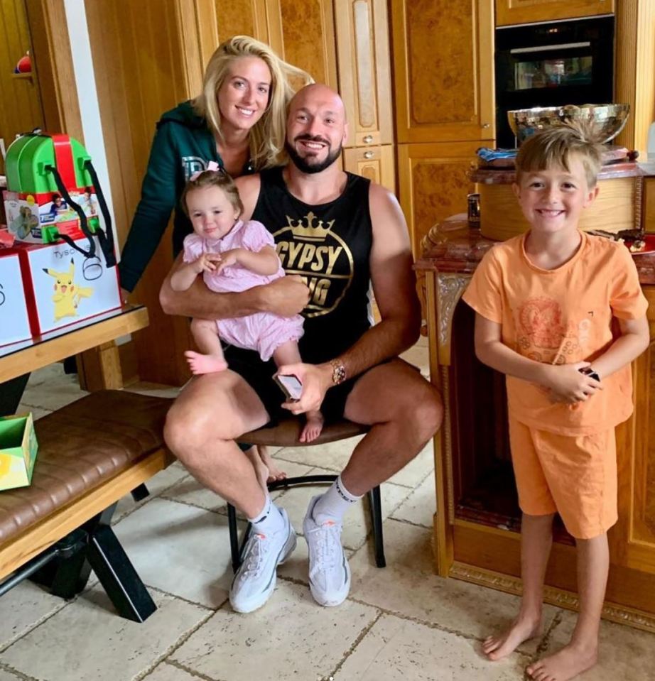 Tyson Fury and Paris held a birthday party for Prince Tyson II in their mansion